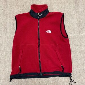 The North Face‎ vest womens medium red full zip mock collar